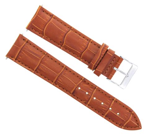 rolex leather watchband 19mm